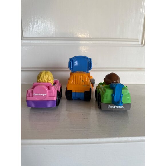 Fisher-Price Little People Construction & Car Vehicle Toys Set 2014 Mattel - Picture 6 of 8